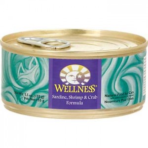 Wellness Can Salmon, Shrimp & Crab Formula 5.5oz